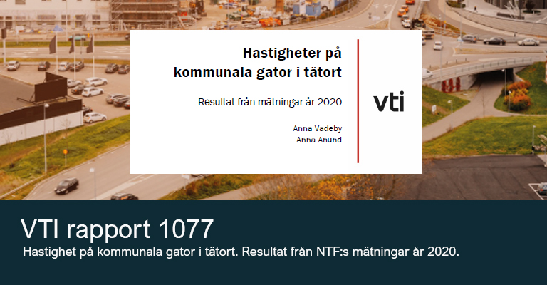 1077 Hastigheter på kommunala gator i tätort